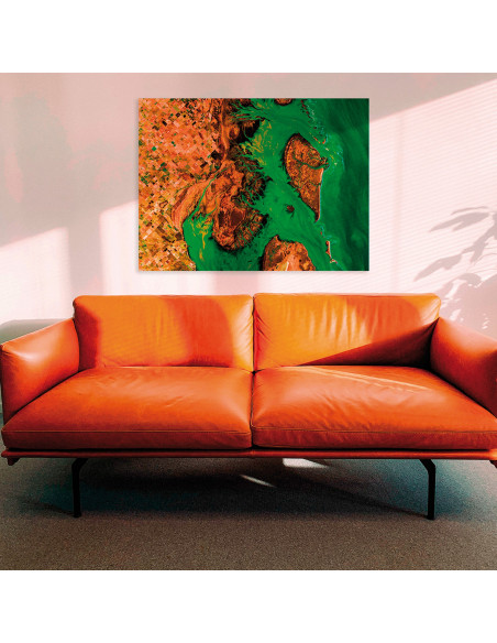 Argentine — Poster Satellitaire Premium · Gravura