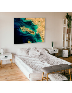 Île de Ré — Satellite Photography Poster · Gravura 2