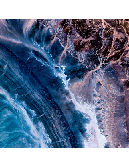 Eye of Africa — Satellite Photography Poster · Gravura