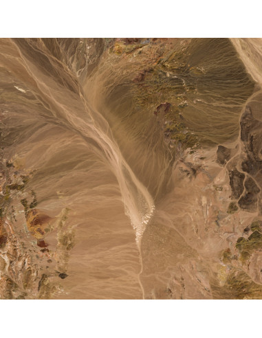 Tanezrouft Basin — Satellite Photography Poster · Gravura