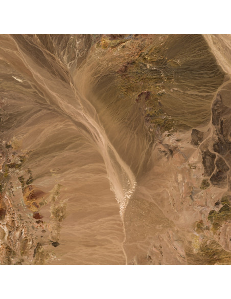 Tanezrouft Basin — Satellite Photography Poster · Gravura
