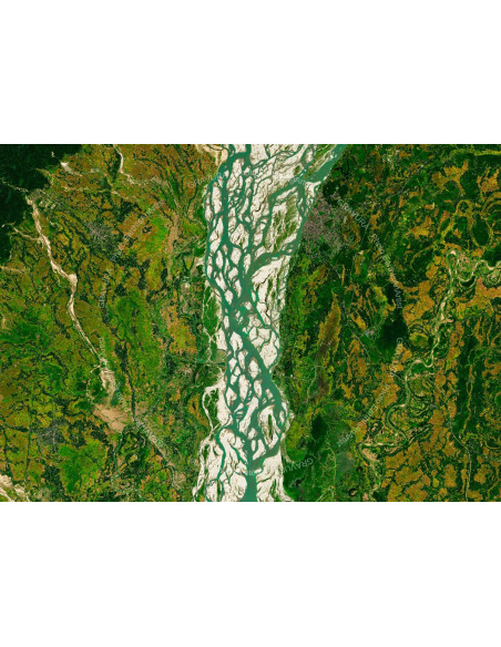 LINZHI-2 — Poster Satellitaire · Gravura
