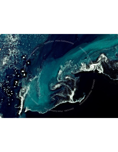 Vague de Glace — Poster Satellitaire · Gravura